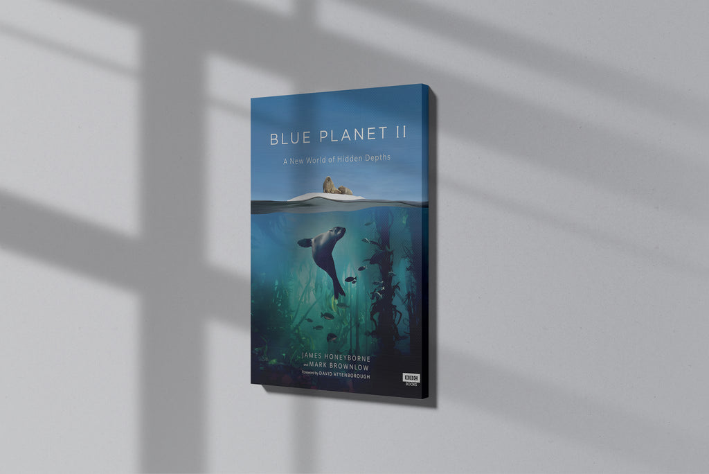 GeekCultcha Blue Planet II Canvas Painting, Sea Theme