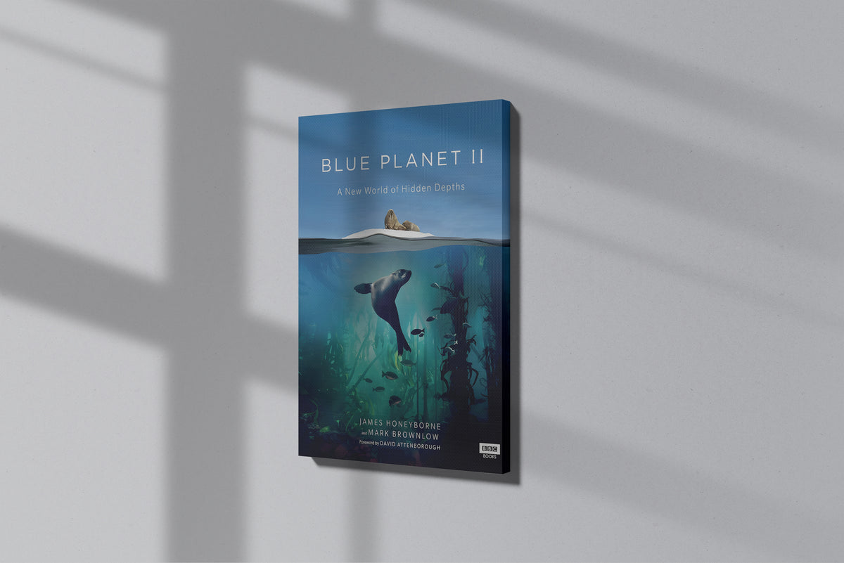 GeekCultcha Blue Planet II Canvas Painting, Sea Theme
