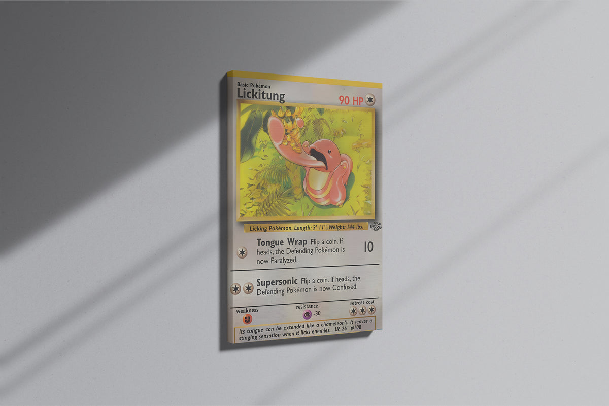 GeekCultcha Pokémon Lickitung Premium Canvas Print