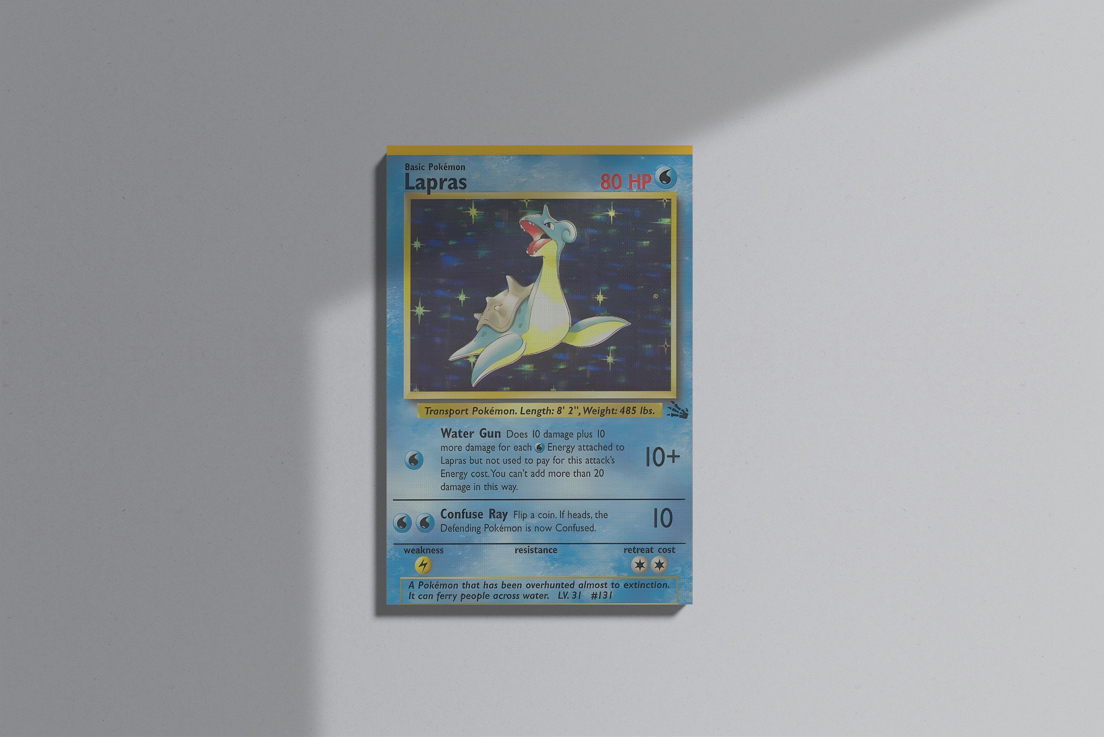GeekCultcha Pokémon Lapras Premium Canvas Print