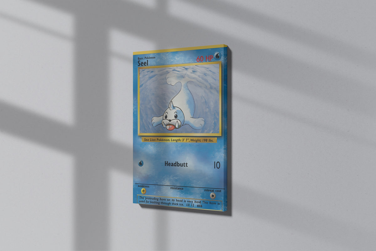 GeekCultcha Pokémon Seel Premium Canvas Print