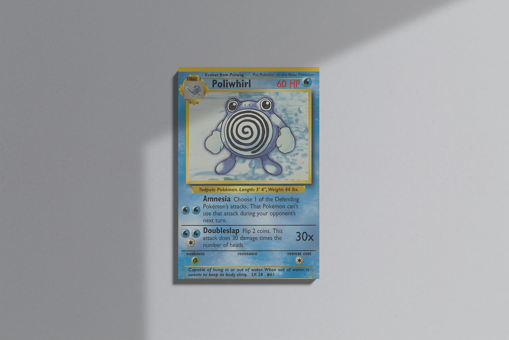 GeekCultcha Pokémon Poliwhirl Premium Canvas Print