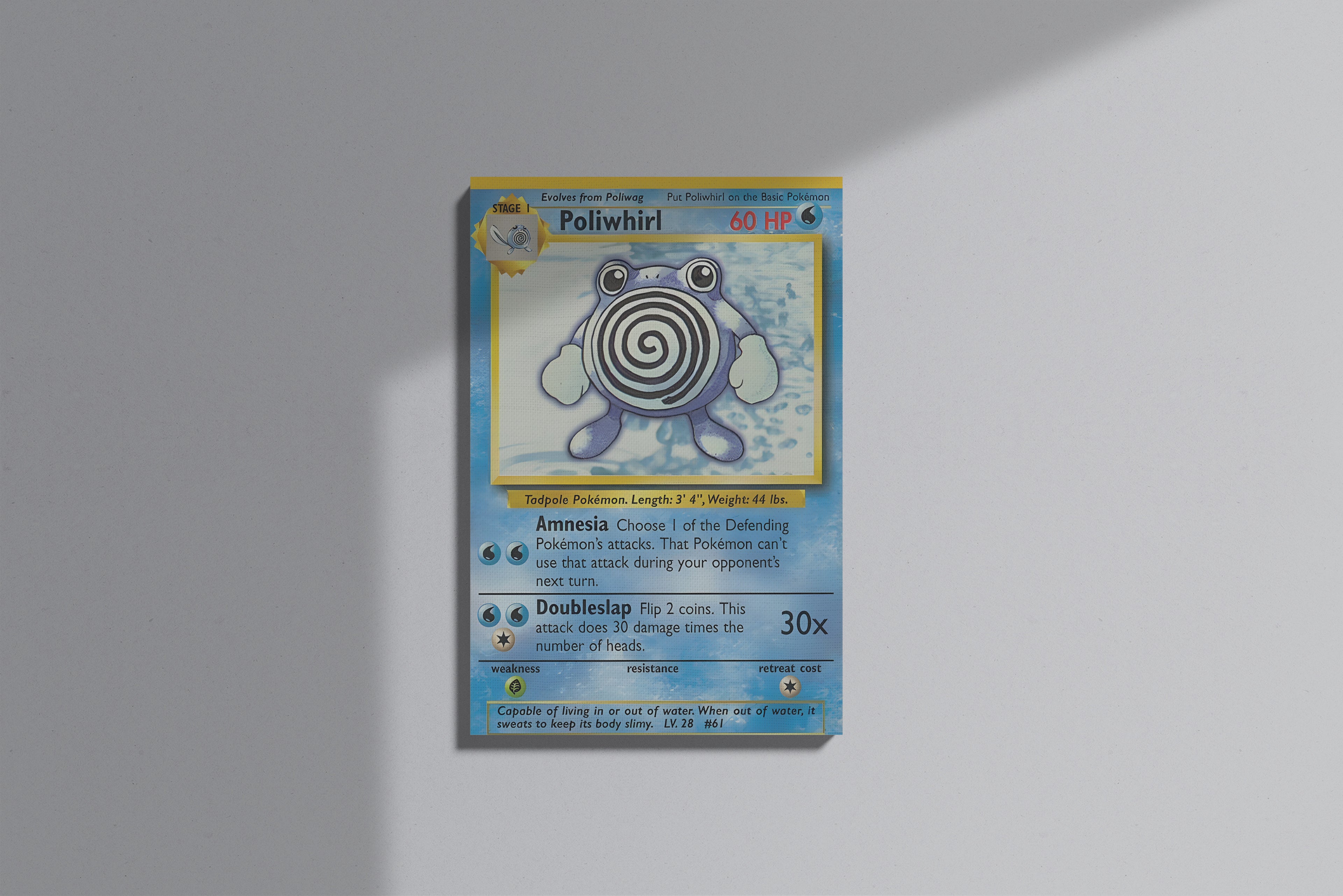 GeekCultcha Pokémon Poliwhirl Premium Canvas Print