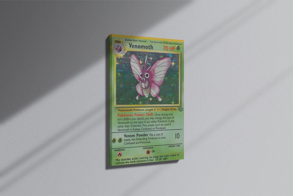 GeekCultcha Pokémon Venomoth Premium Canvas Print