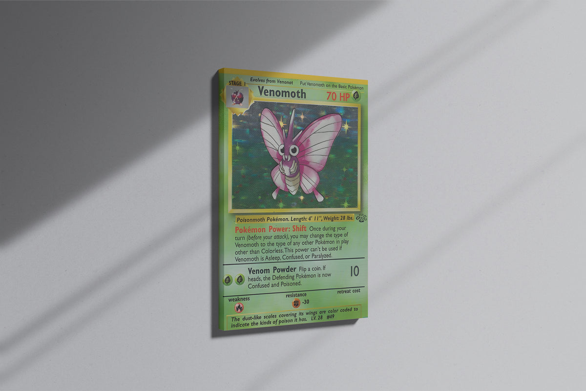GeekCultcha Pokémon Venomoth Premium Canvas Print