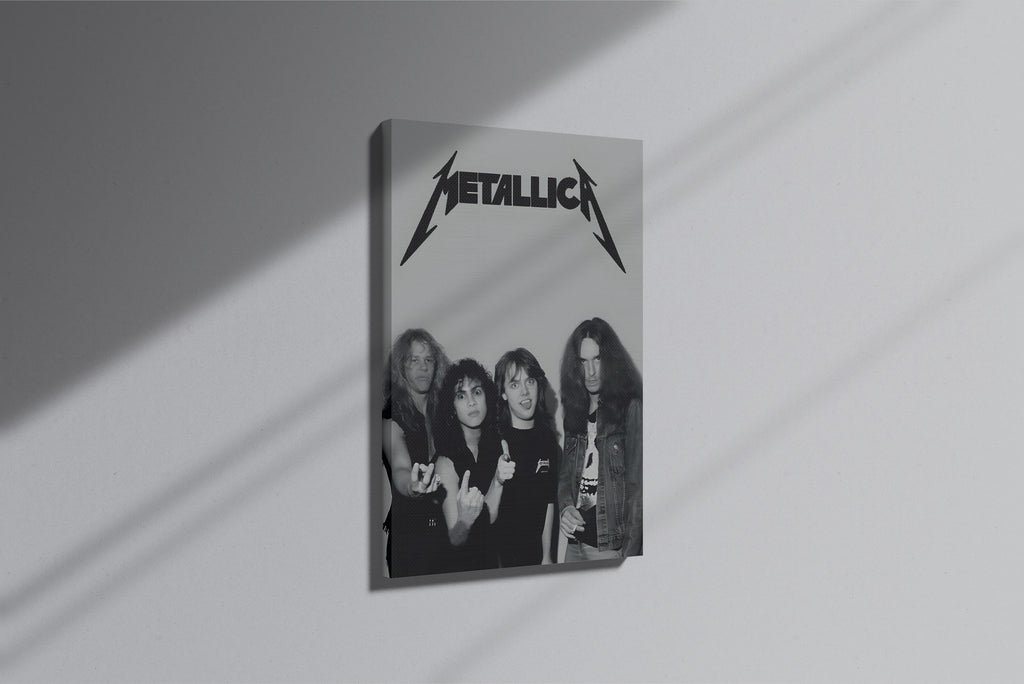 GeekCultcha Metallica Classic Band Premium Canvas Print