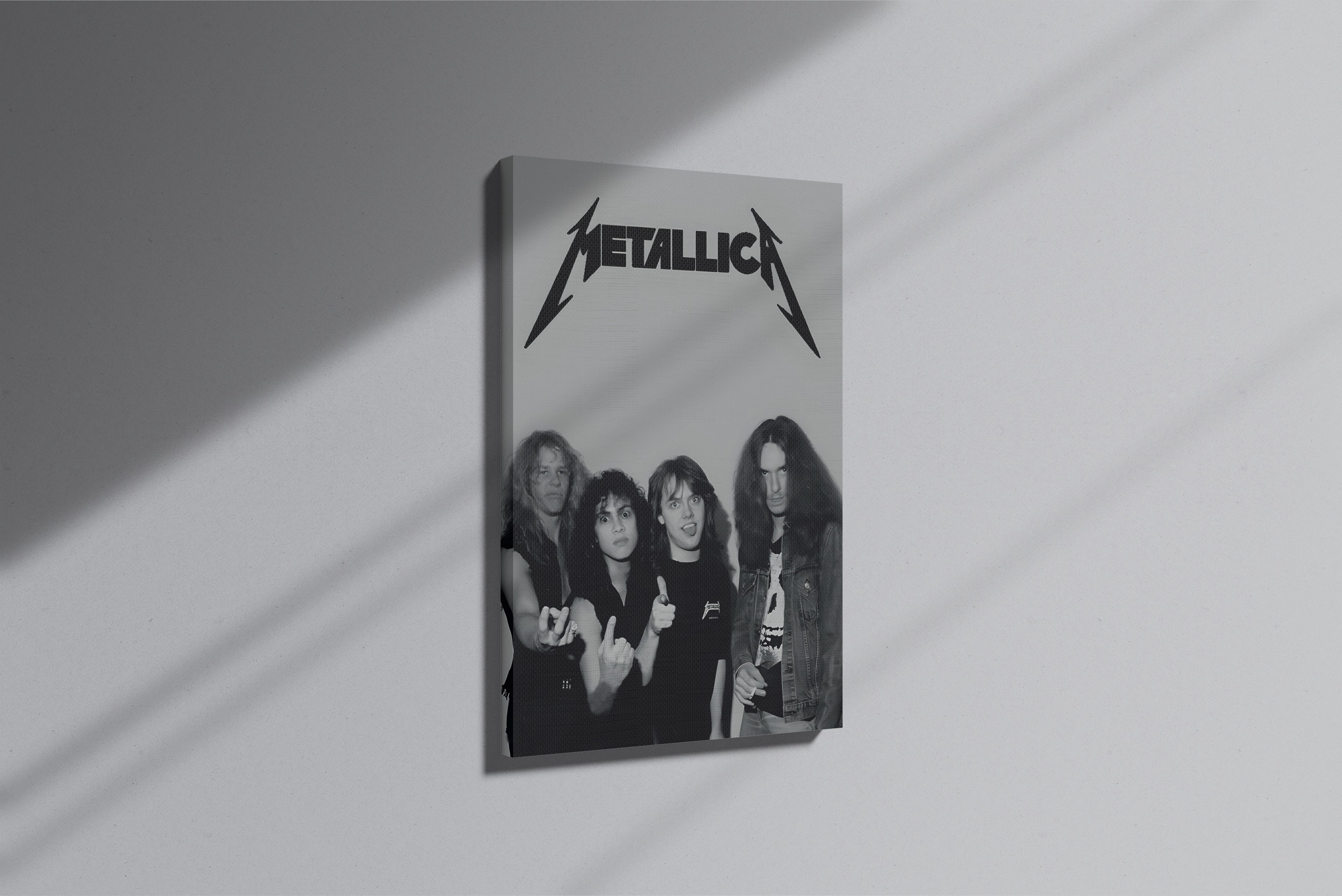 GeekCultcha Metallica Classic Band Premium Canvas Print