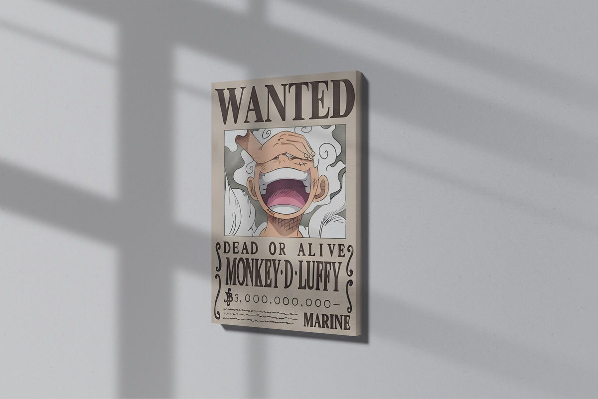 GeekCultcha One Piece Monkey D. Luffy Premium Canvas Print