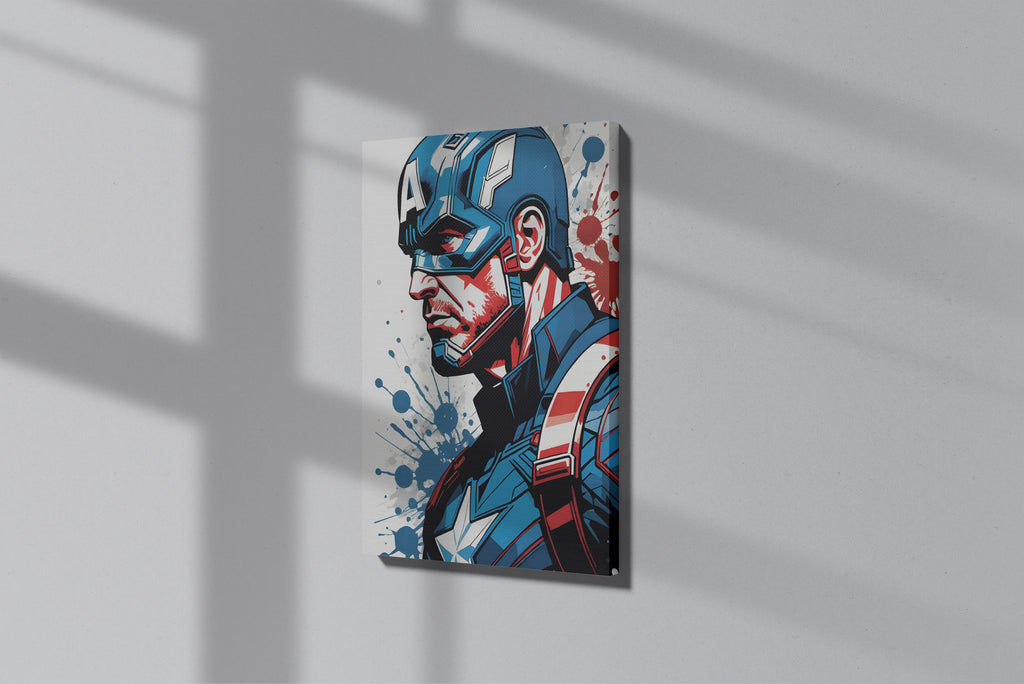 GeekCultcha Marvel Captain America Premium Canvas Print