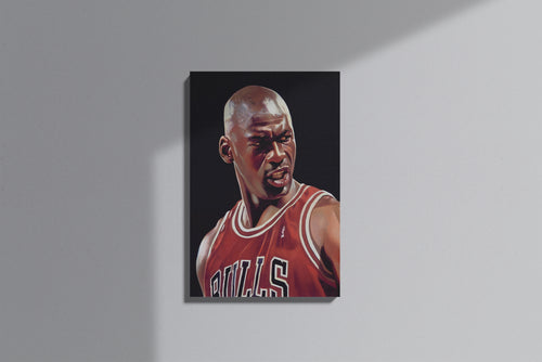 GeekCultcha Chicago Bulls Michael Jordan Premium Canvas Print Dynamic Style