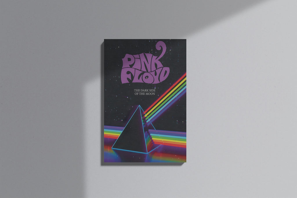 GeekCultcha Pink Floyd The Dark Side of the Moon Premium Canvas Print