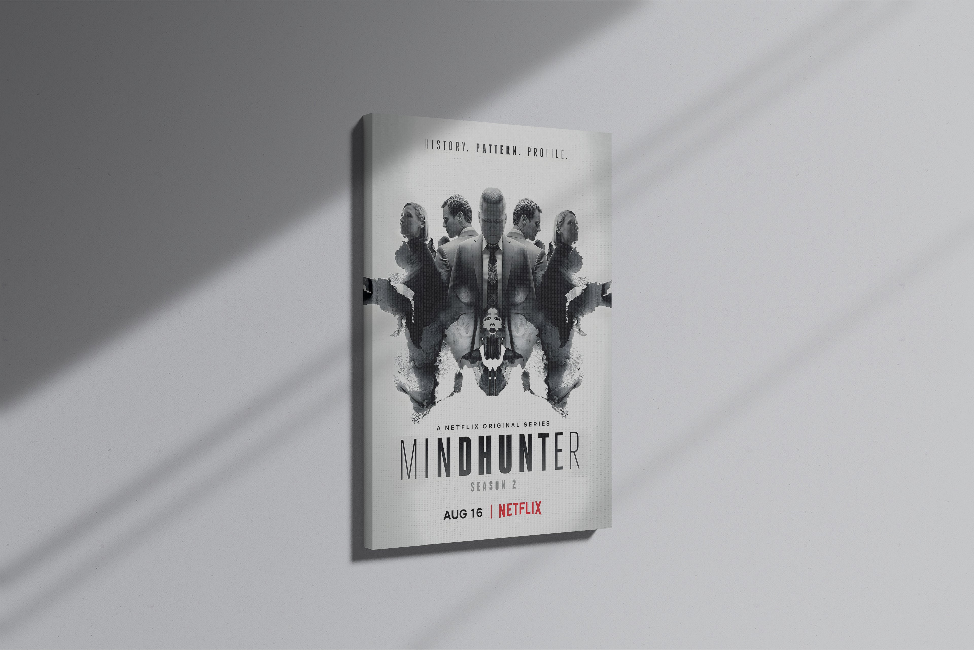 GeekCultcha Mindhunter Season 2 Premium Canvas Painting