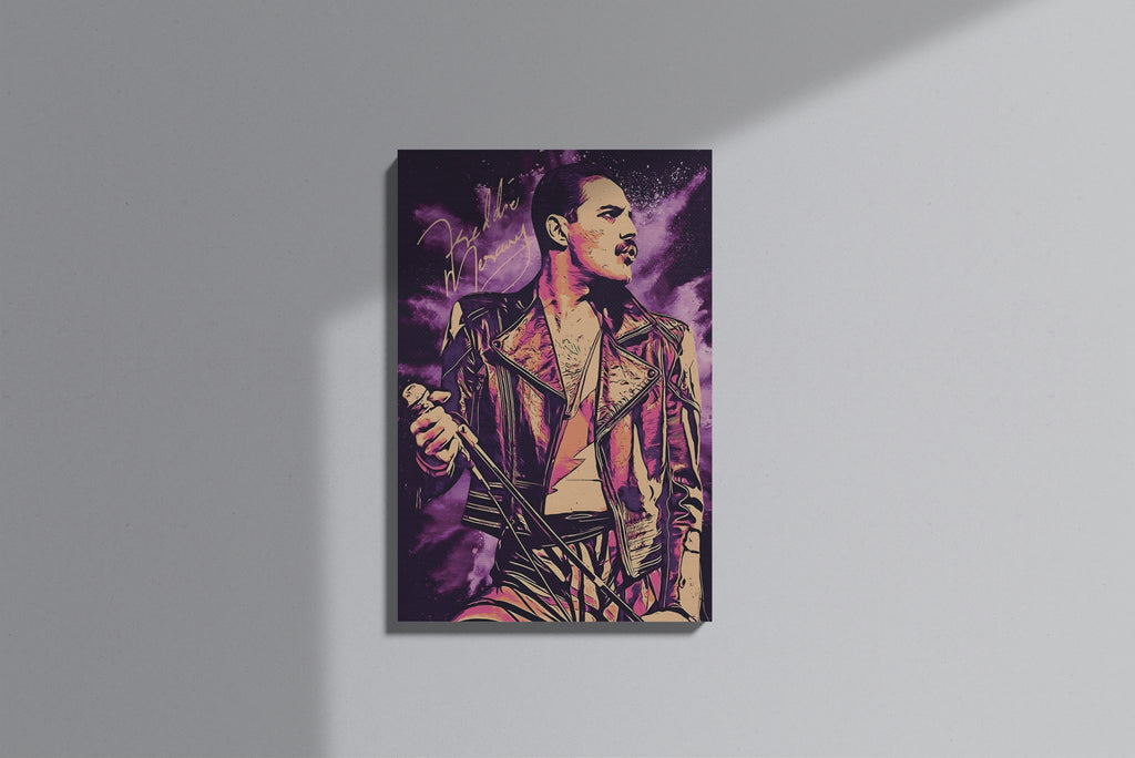 GeekCultcha Queen Freddie Mercury Premium Canvas Print