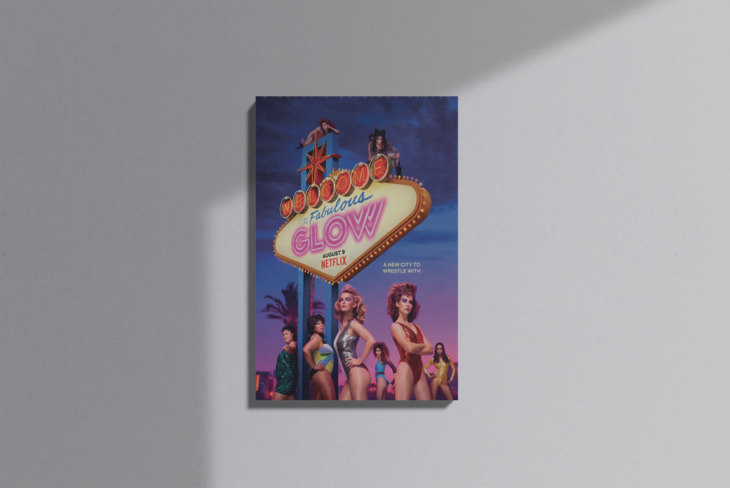 GeekCultcha Netflix GLOW Premium Canvas Print