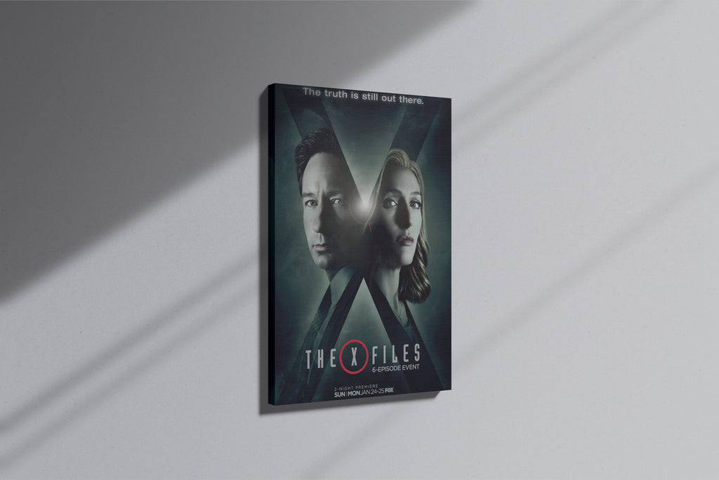 GeekCultcha The X-Files Series Premium Canvas Print