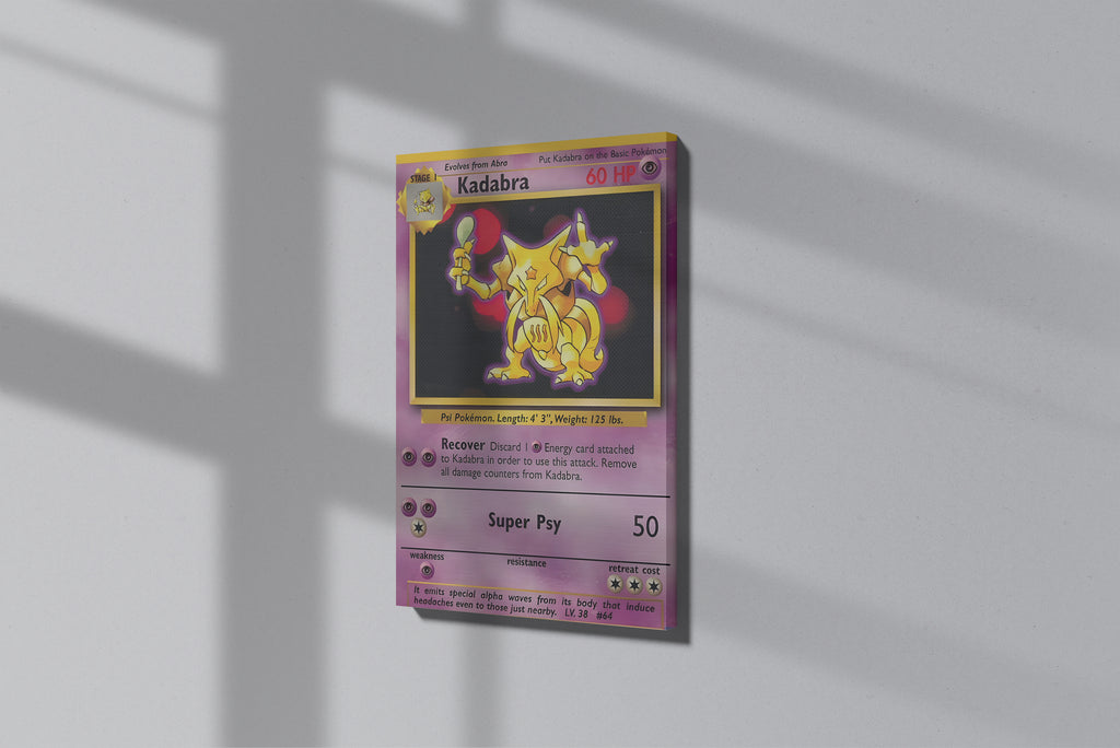 GeekCultcha Pokémon Kadabra Premium Canvas Print