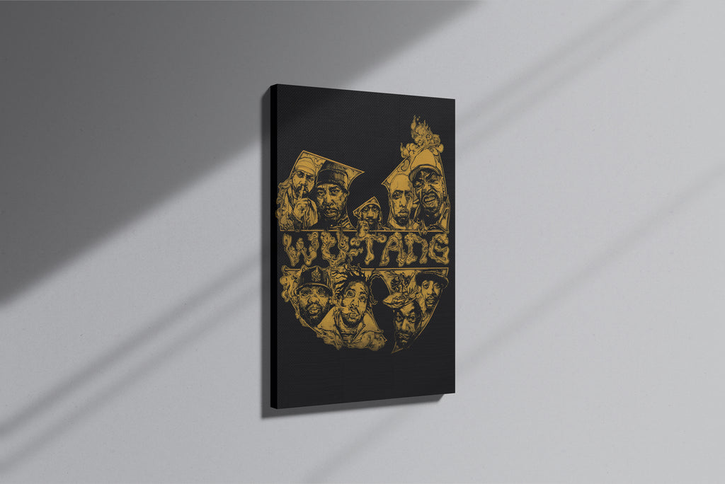 GeekCultcha Wu-Tang Clan Portrait Premium Canvas Print