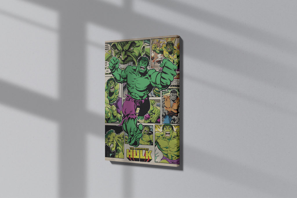 GeekCultcha Marvel Hulk Premium Canvas Print