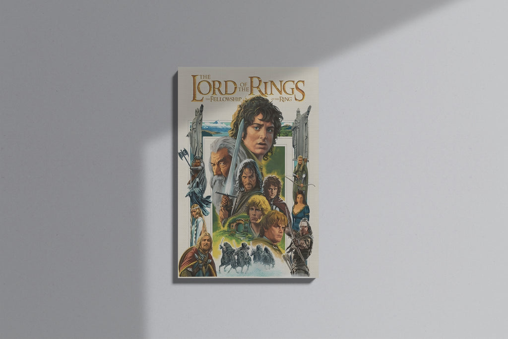 GeekCultcha The Lord of the Rings Fellowship of the Ring Premium Canvas Print