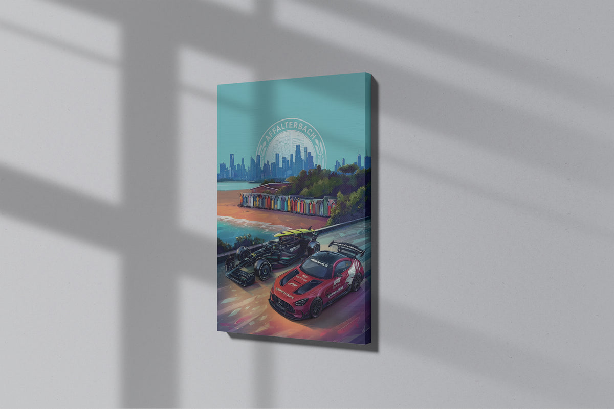 GeekCultcha Mercedes Amg Petronas Formula 1 Premium Canvas Print
