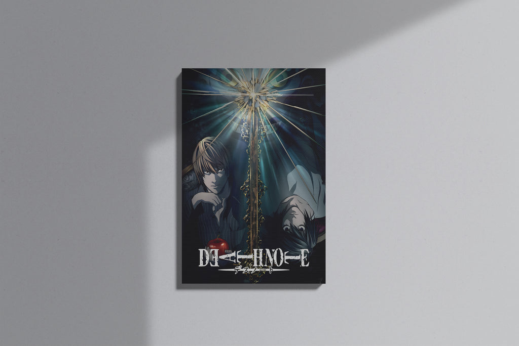 GeekCultcha Death Note L and Light Premium Canvas Print
