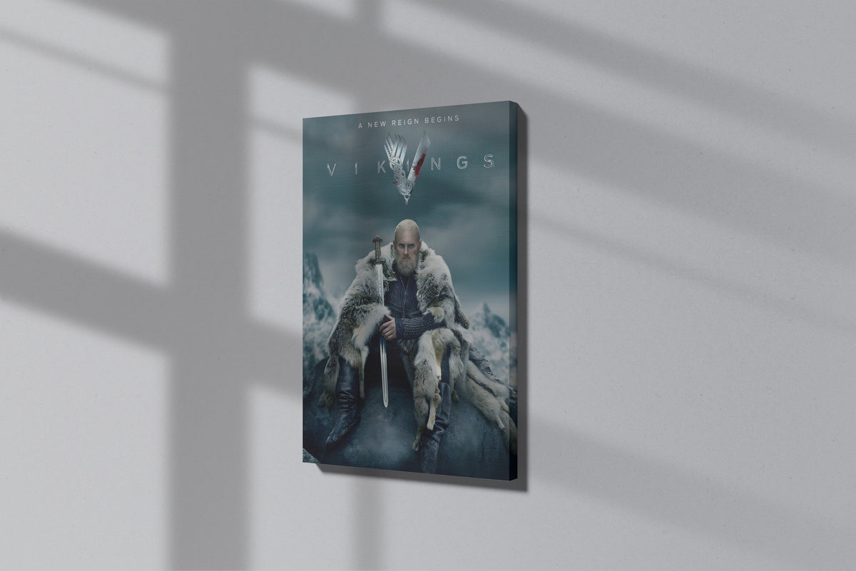 GeekCultcha Vikings Bjorn Premium Canvas Print