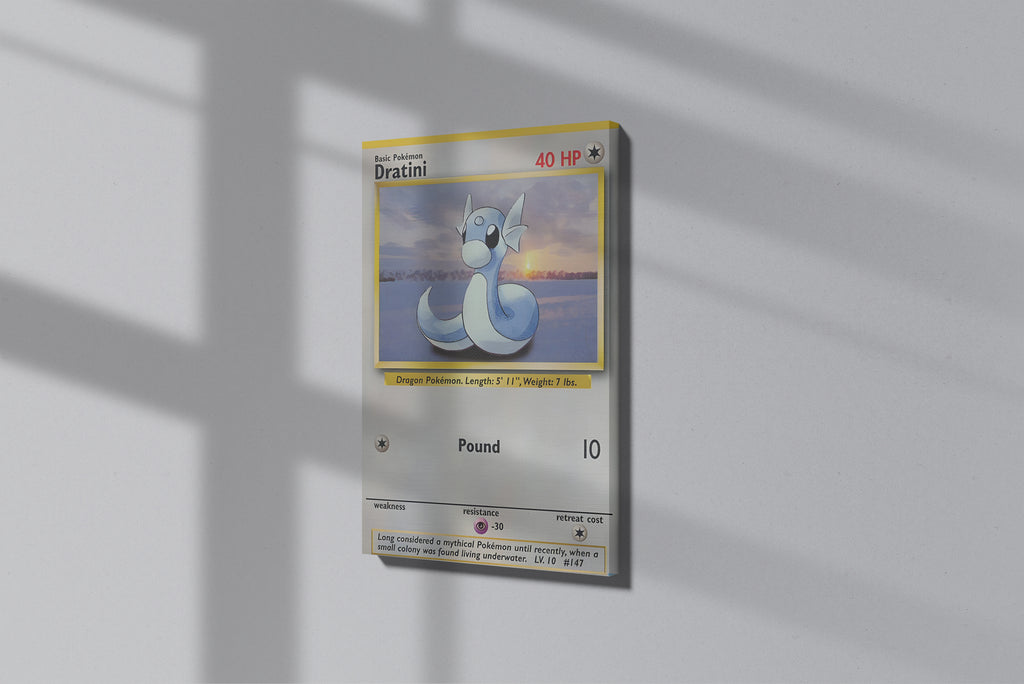 GeekCultcha Pokémon Dratini Canvas Print