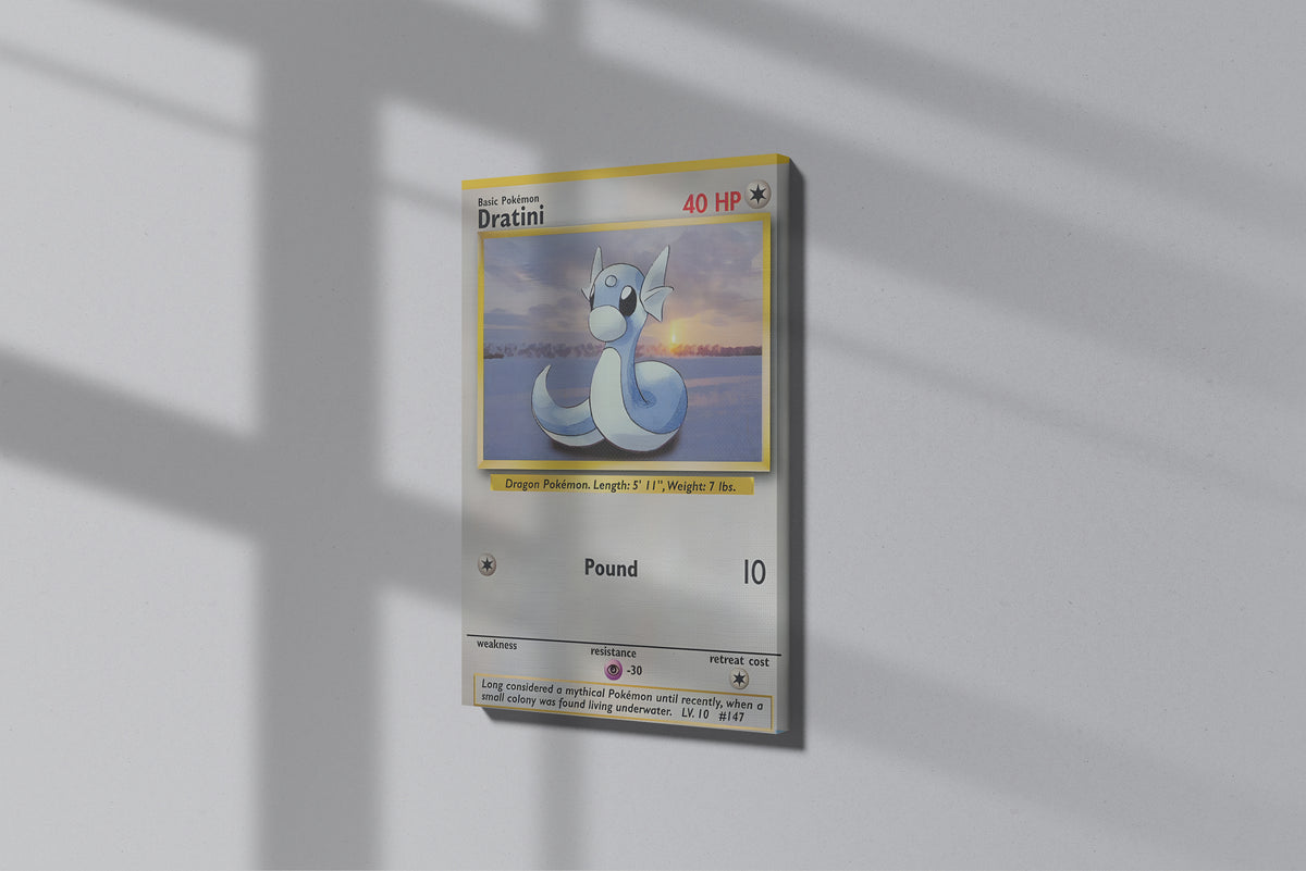 GeekCultcha Pokémon Dratini Canvas Print