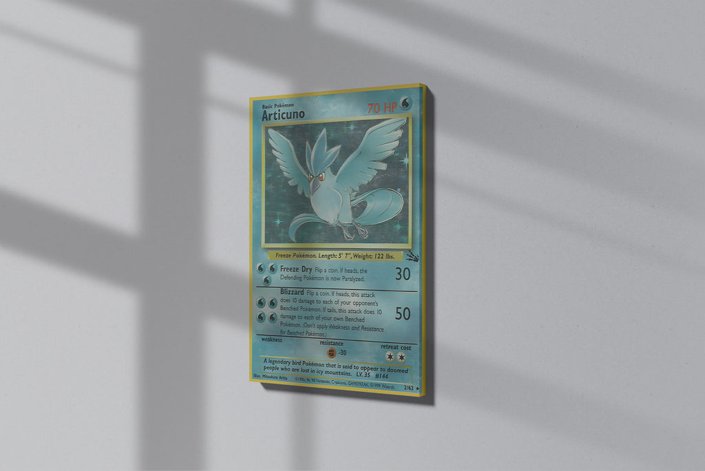 GeekCultcha Pokémon Articuno Premium Canvas Print