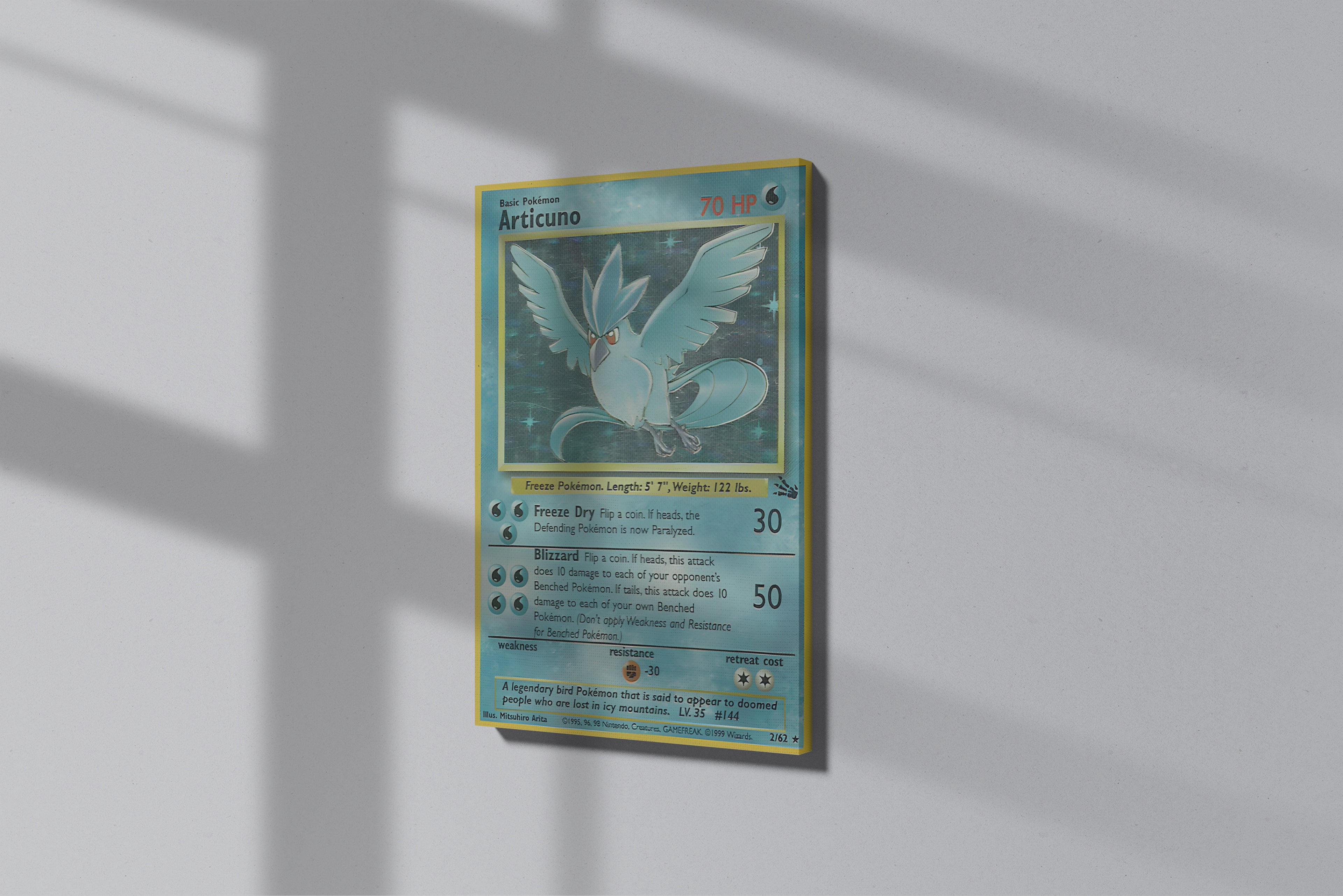 GeekCultcha Pokémon Articuno Premium Canvas Print