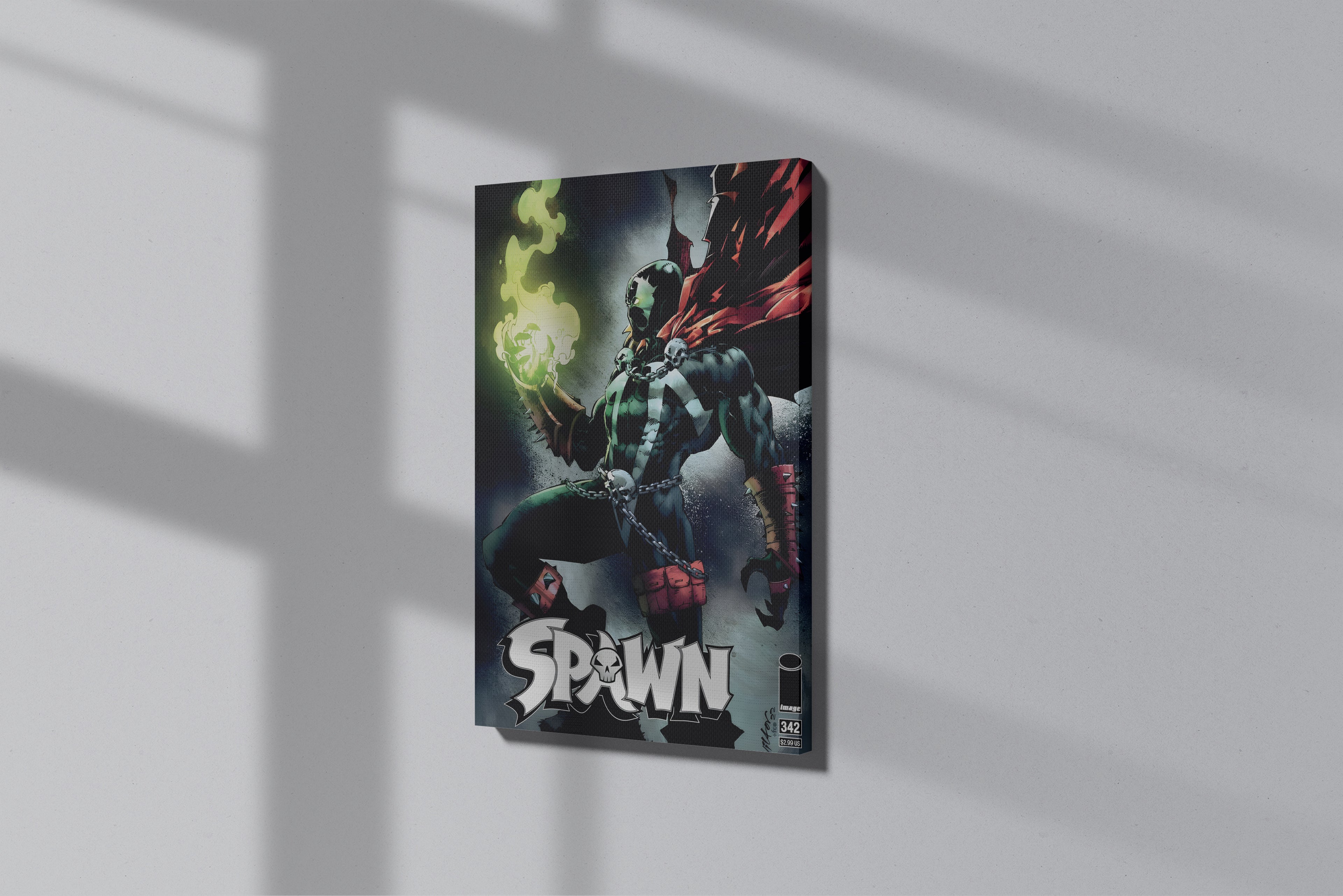 GeekCultcha Spawn Character Themed Premium Canvas Print