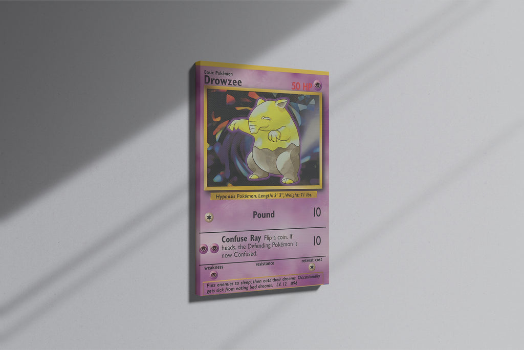 GeekCultcha Pokémon Drowzee Premium Canvas Print