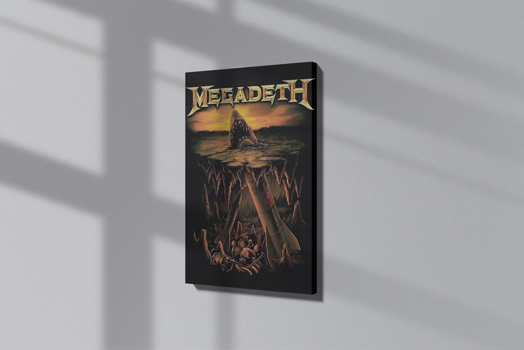 GeekCultcha Megadeth Dystopia Premium Canvas Print