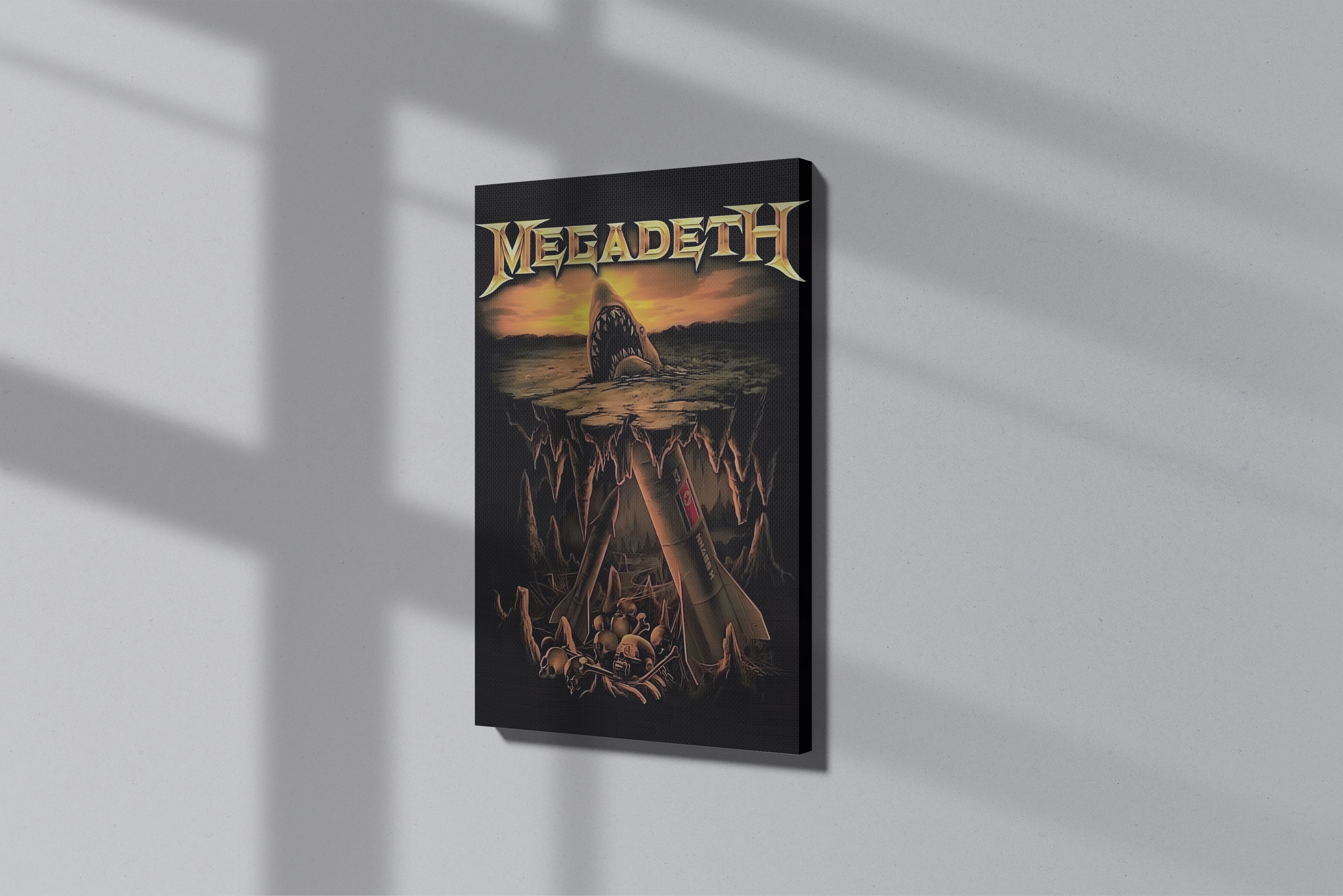 GeekCultcha Megadeth Dystopia Premium Canvas Print
