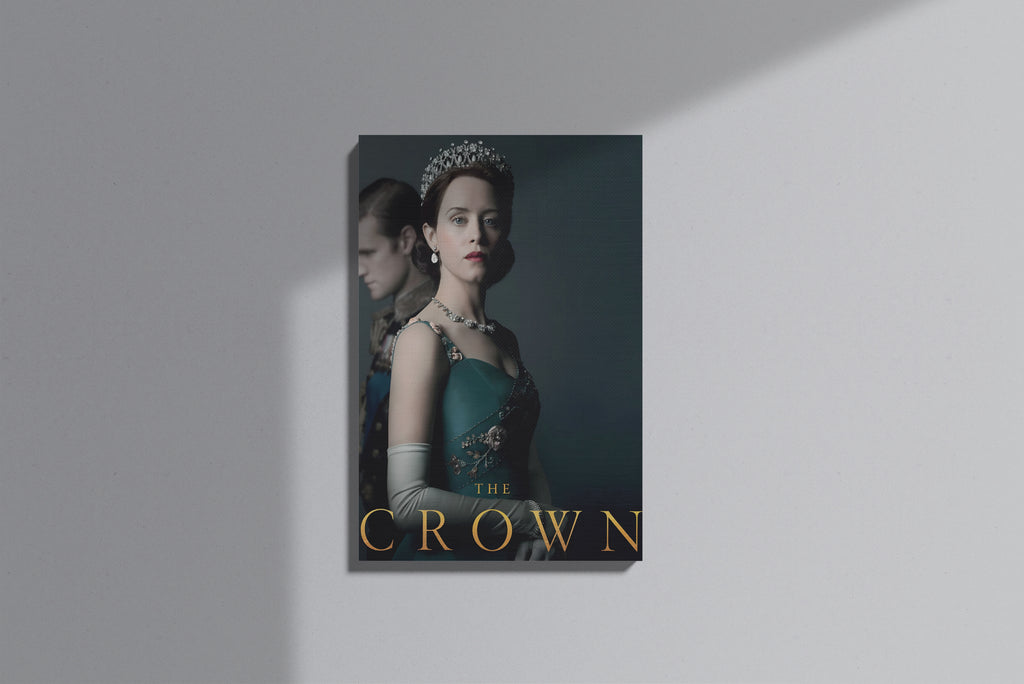 GeekCultcha The Crown Queen Elizabeth Premium Canvas Painting