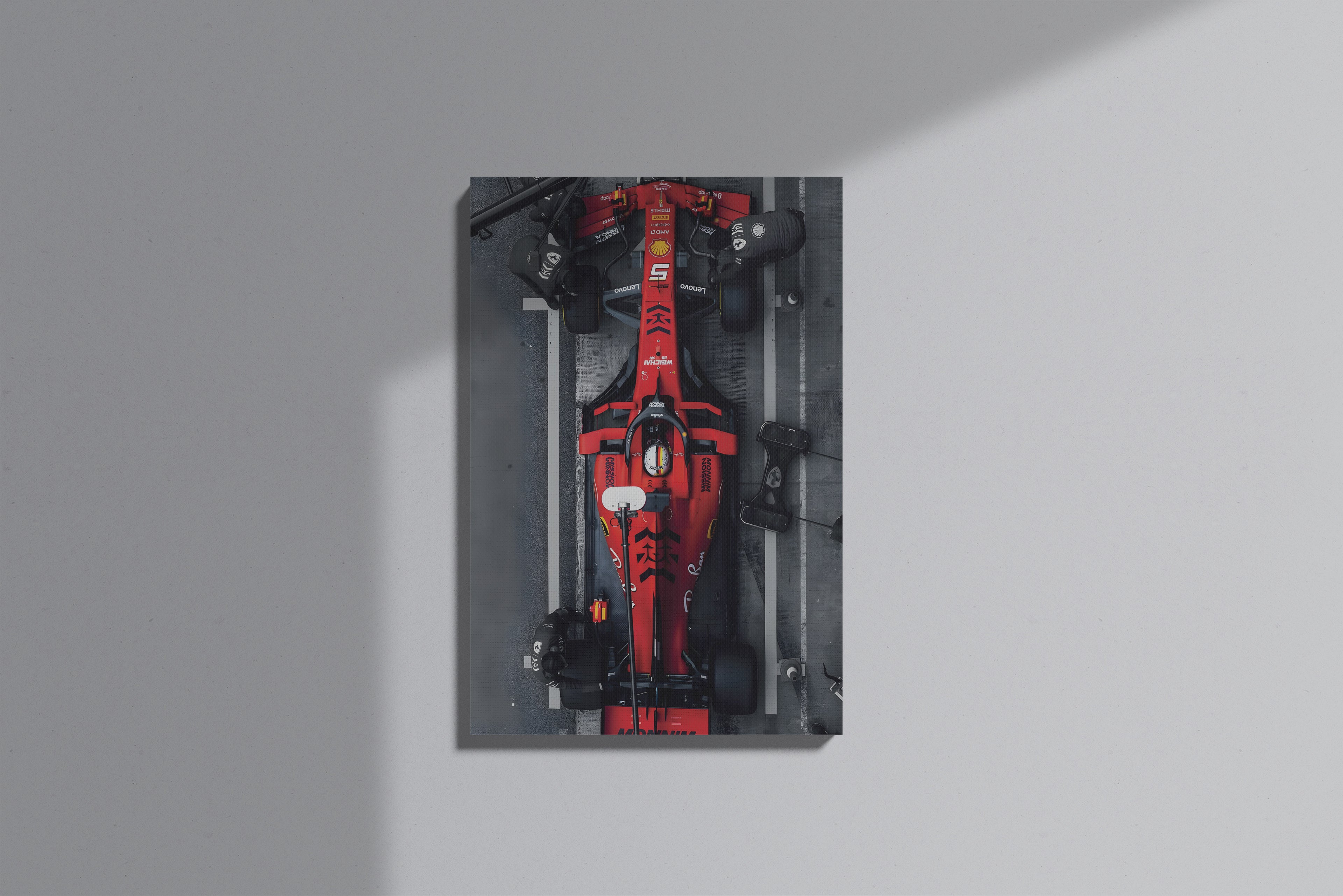 GeekCultcha Ferrari Formula 1 Premium Canvas Print