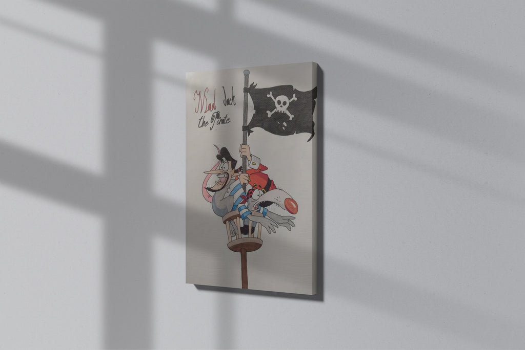 GeekCultcha Mad Jack The Pirate Canvas Print