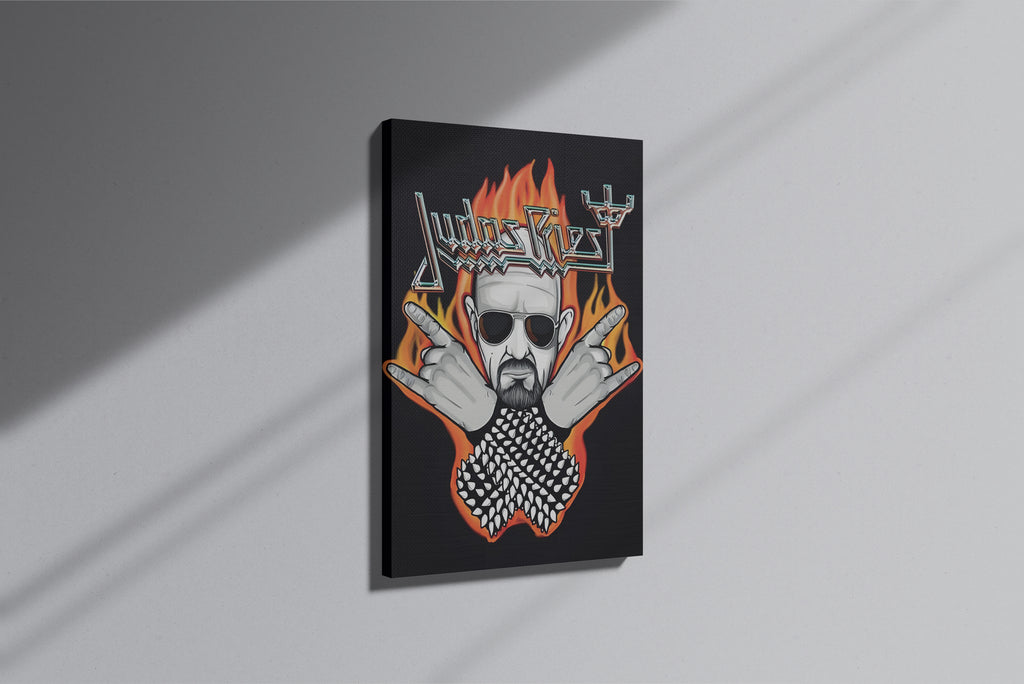 GeekCultcha Judas Priest Rock Themed Canvas Painting