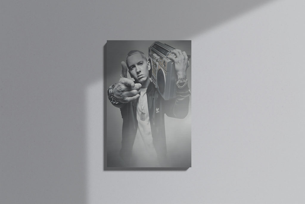Rap Art Eminem Themed Premium Canvas Painting