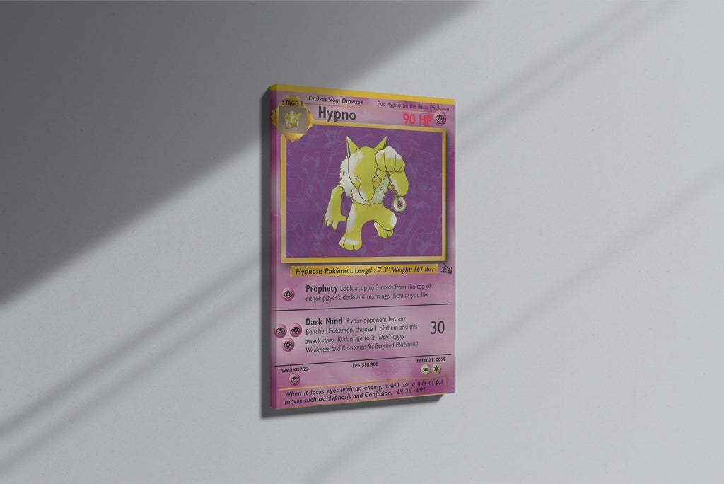 GeekCultcha Pokémon Hypno Premium Canvas Print