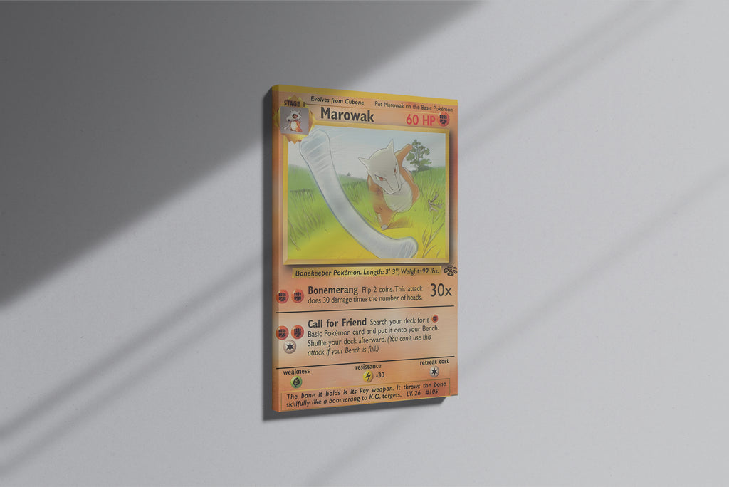 GeekCultcha Pokémon Marowak Premium Canvas Print