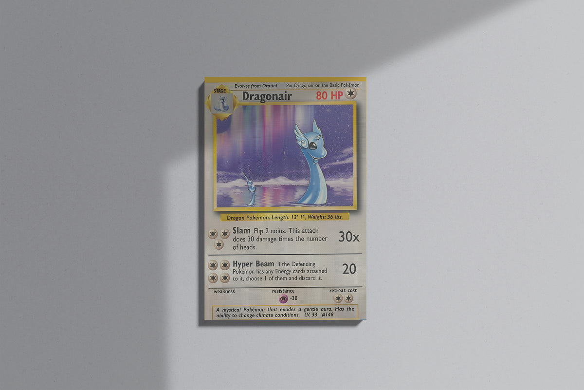 GeekCultcha Pokémon Dragonair Premium Canvas Print