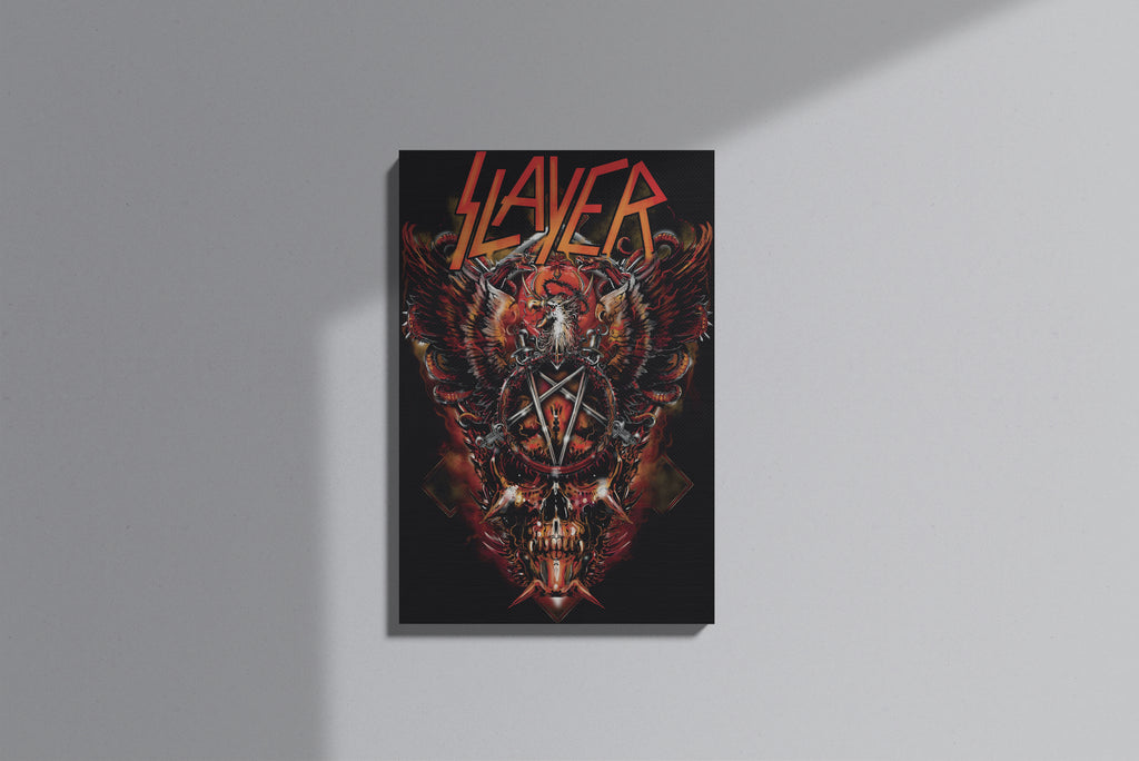 GeekCultcha Slayer Canvas Painting Dark Design