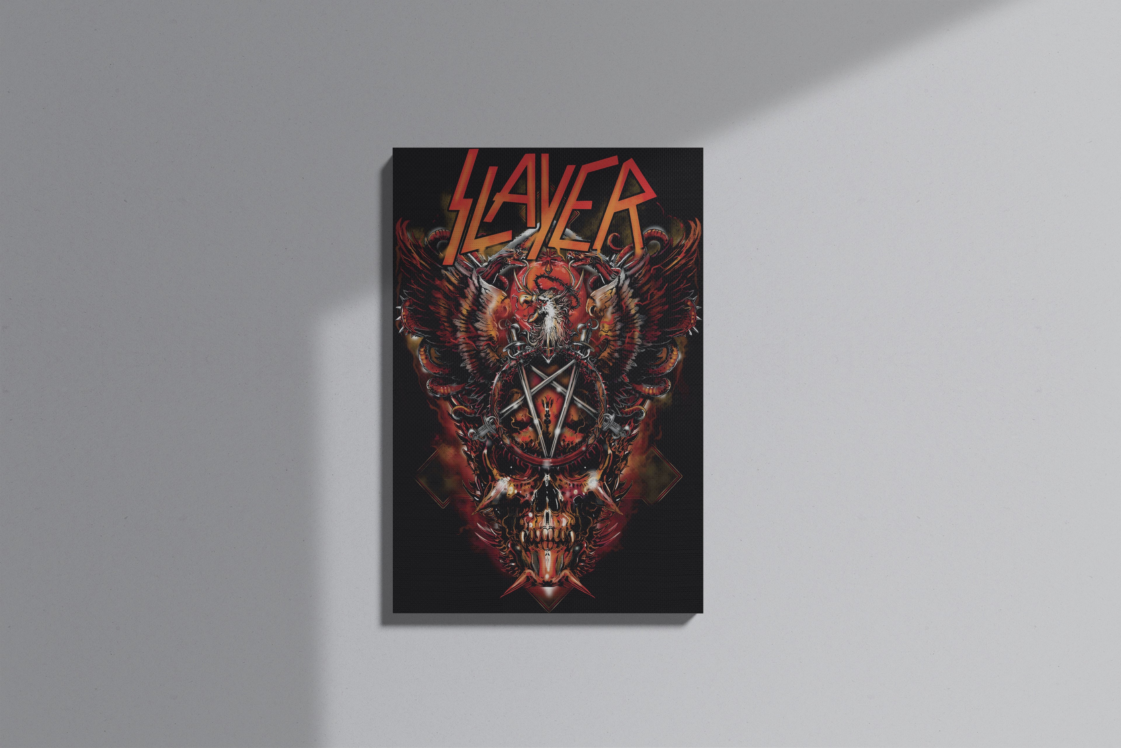 GeekCultcha Slayer Canvas Painting Dark Design