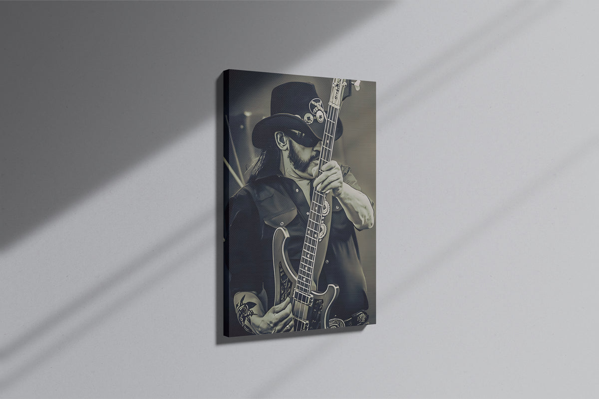 GeekCultcha Motörhead Lemmy Premium Canvas Print