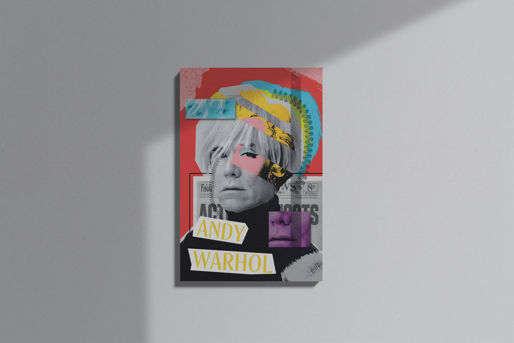 GeekCultcha Andy Warhol Themed Premium Canvas Print