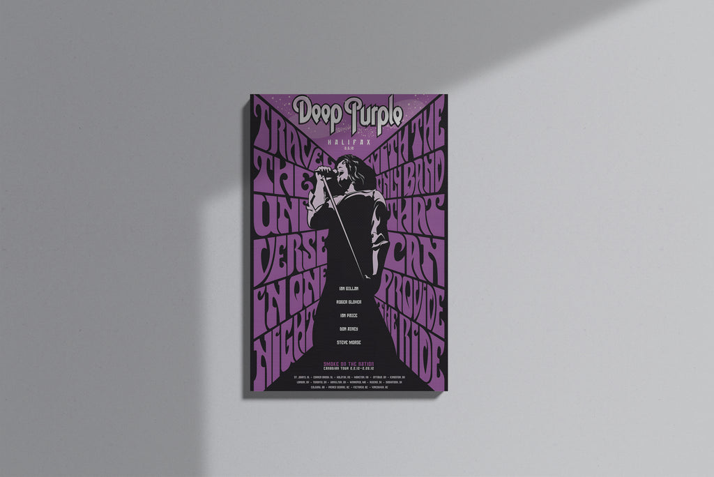 GeekCultcha Deep Purple Canvas Print