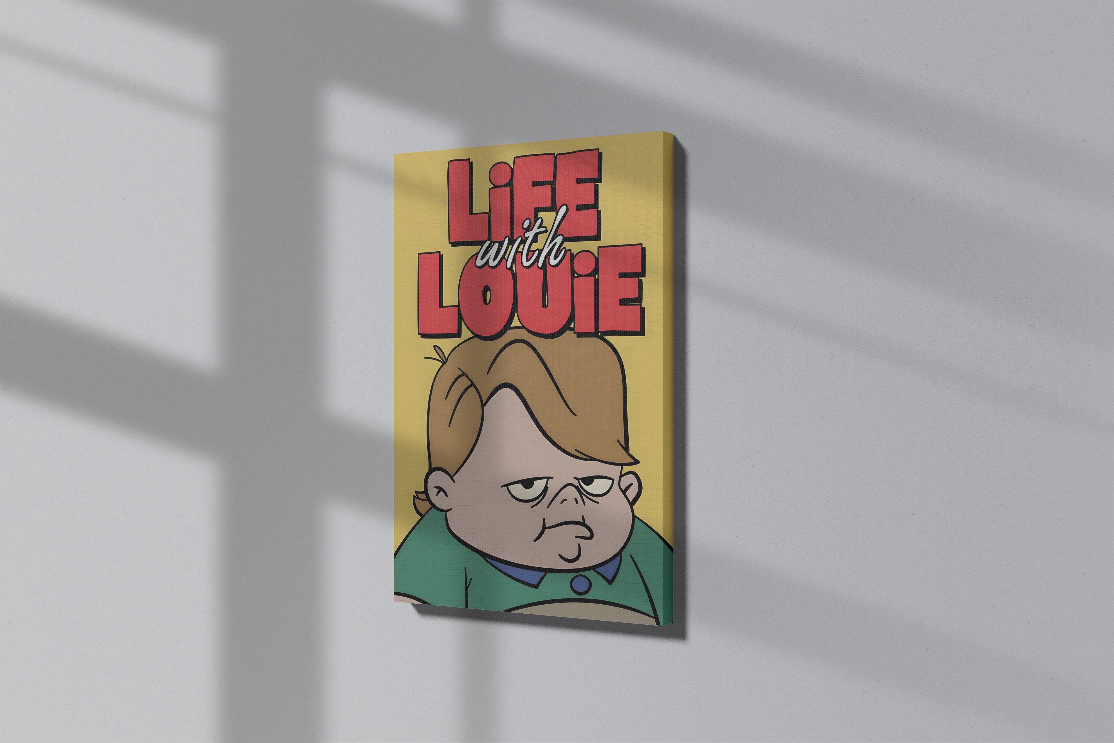 GeekCultcha Life with Louie Premium Canvas Print