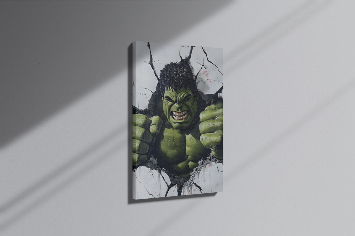 GeekCultcha Marvel Hulk Premium Canvas Print