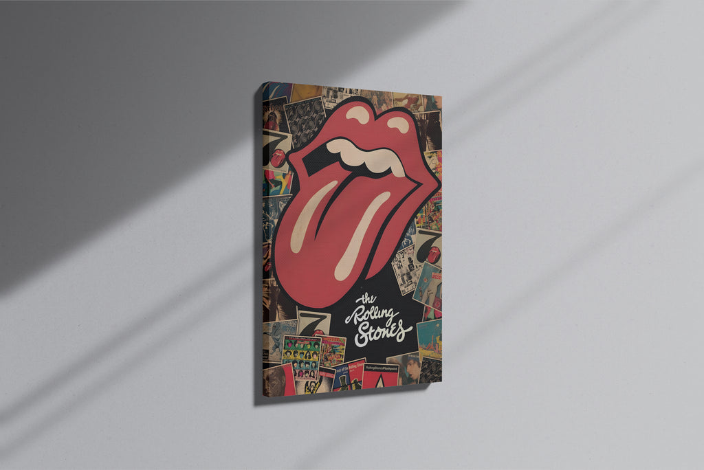 GeekCultcha The Rolling Stones Collection Premium Canvas Painting